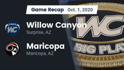 Recap: Willow Canyon  vs. Maricopa  2020