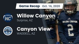 Recap: Willow Canyon  vs. Canyon View  2020
