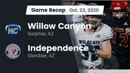 Recap: Willow Canyon  vs. Independence  2020