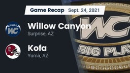 Recap: Willow Canyon  vs. Kofa  2021