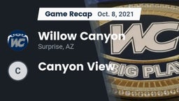 Recap: Willow Canyon  vs. Canyon View 2021
