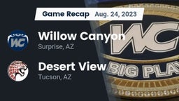 Recap: Willow Canyon  vs. Desert View  2023