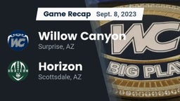 Recap: Willow Canyon  vs. Horizon  2023