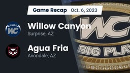 Recap: Willow Canyon  vs. Agua Fria  2023