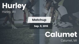 Matchup: Hurley vs. Calumet  2016