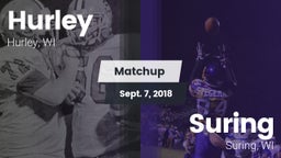 Matchup: Hurley vs. Suring  2018
