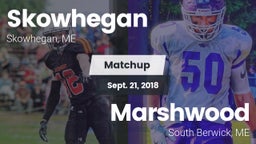 Matchup: Skowhegan vs. Marshwood  2018