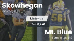 Matchup: Skowhegan vs. Mt. Blue  2018