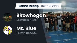 Recap: Skowhegan  vs. Mt. Blue  2018