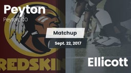 Matchup: Peyton vs. Ellicott 2017