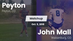 Matchup: Peyton vs. John Mall  2018