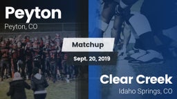 Matchup: Peyton vs. Clear Creek  2019