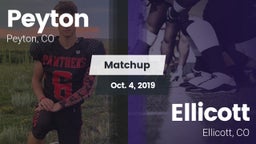 Matchup: Peyton vs. Ellicott  2019