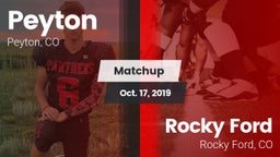 Matchup: Peyton vs. Rocky Ford  2019