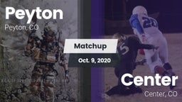 Matchup: Peyton vs. Center  2020