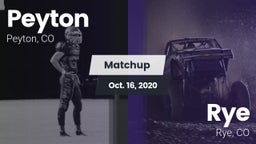 Matchup: Peyton vs. Rye  2020