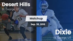 Matchup: Desert Hills vs. Dixie  2016