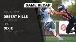 Recap: Desert Hills  vs. Dixie  2016