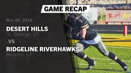 Recap: Desert Hills  vs. Ridgeline Riverhawks  2016