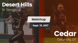 Matchup: Desert Hills vs. Cedar  2017