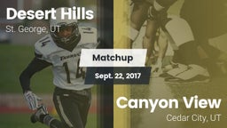 Matchup: Desert Hills vs. Canyon View  2017