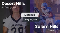 Matchup: Desert Hills vs. Salem Hills  2018