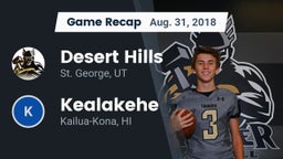 Recap: Desert Hills  vs. Kealakehe  2018