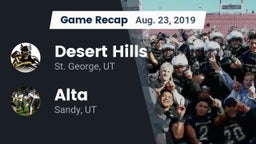 Recap: Desert Hills  vs. Alta  2019