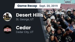 Recap: Desert Hills  vs. Cedar  2019