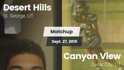 Matchup: Desert Hills vs. Canyon View  2019