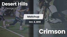 Matchup: Desert Hills vs. Crimson  2019