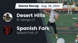 Recap: Desert Hills  vs. Spanish Fork  2020