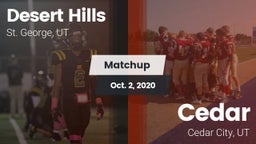 Matchup: Desert Hills vs. Cedar  2020