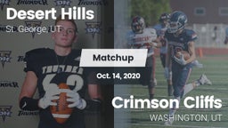 Matchup: Desert Hills vs. Crimson Cliffs  2020