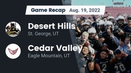 Recap: Desert Hills  vs. Cedar Valley  2022