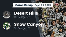 Recap: Desert Hills  vs. Snow Canyon  2023