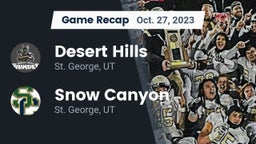 Recap: Desert Hills  vs. Snow Canyon  2023
