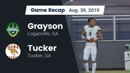 Recap: Grayson  vs. Tucker  2019