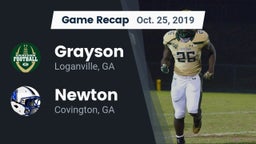 Recap: Grayson  vs. Newton  2019