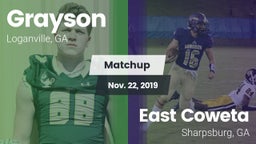 Matchup: Grayson  vs. East Coweta  2019