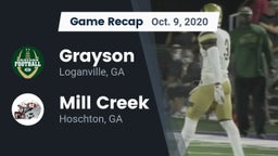 Recap: Grayson  vs. Mill Creek  2020