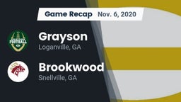 Recap: Grayson  vs. Brookwood  2020