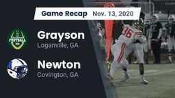 Recap: Grayson  vs. Newton  2020
