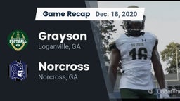Recap: Grayson  vs. Norcross  2020