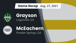 Recap: Grayson  vs. McEachern  2021
