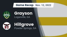 Recap: Grayson  vs. Hillgrove  2022