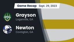 Recap: Grayson  vs. Newton  2023