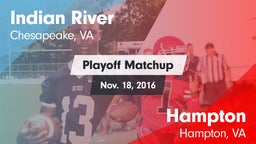 Matchup: Indian River vs. Hampton  2016