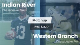 Matchup: Indian River vs. Western Branch  2017