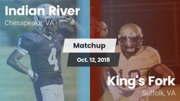Matchup: Indian River vs. King's Fork  2018